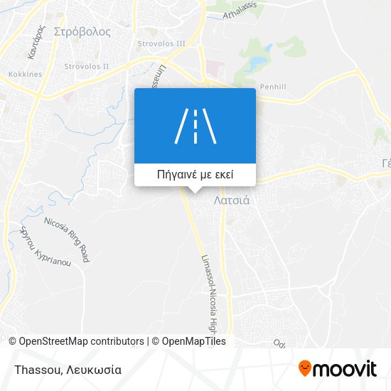 Thassou χάρτης
