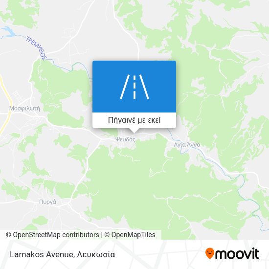 Larnakos Avenue χάρτης