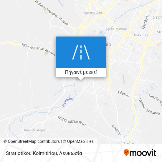 Stratiotikou Koimitiriou χάρτης