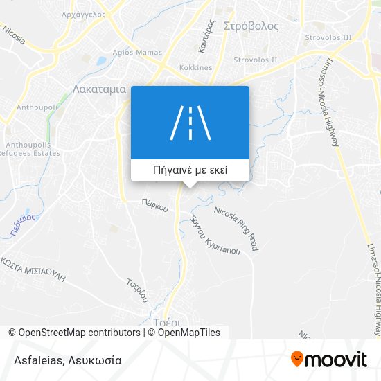 Asfaleias χάρτης