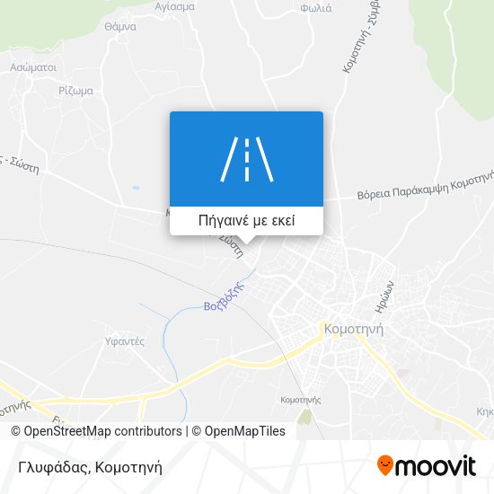 Γλυφάδας χάρτης