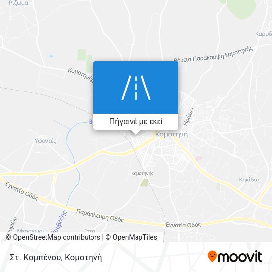 Στ. Κομπένου χάρτης