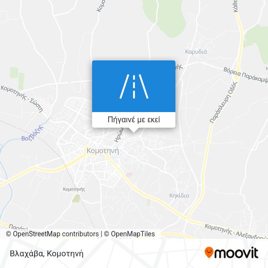 Βλαχάβα χάρτης