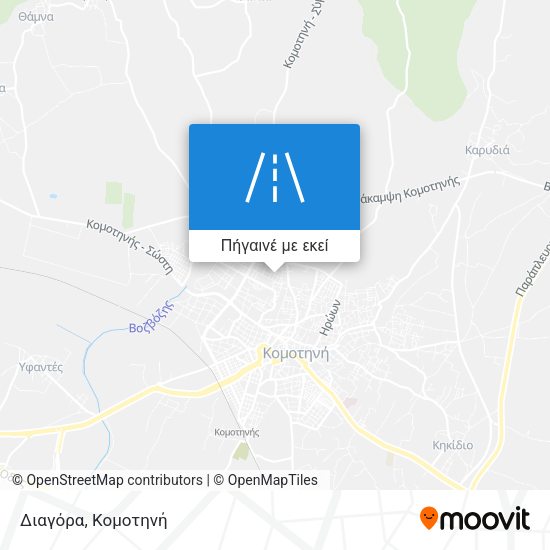 Διαγόρα χάρτης