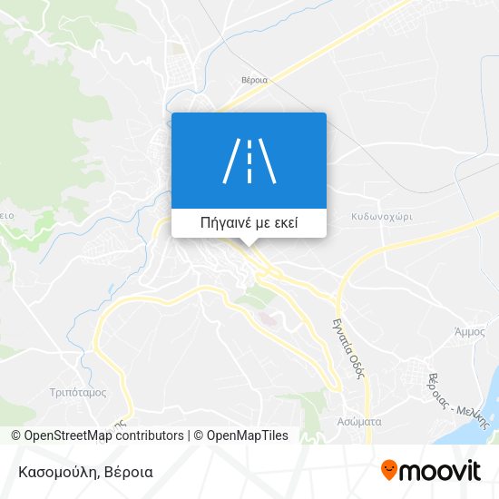 Κασομούλη χάρτης