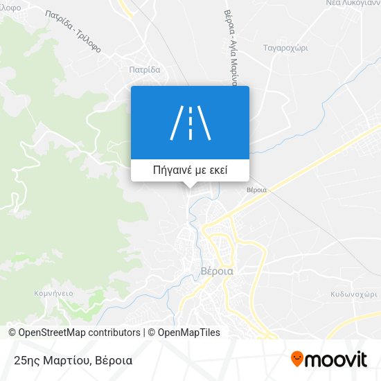 25ης Μαρτίου χάρτης