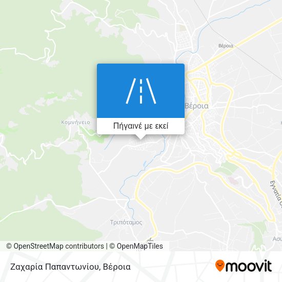 Ζαχαρία Παπαντωνίου χάρτης