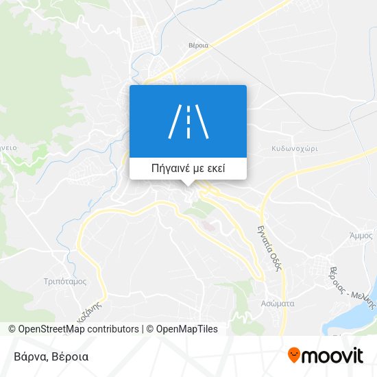 Βάρνα χάρτης
