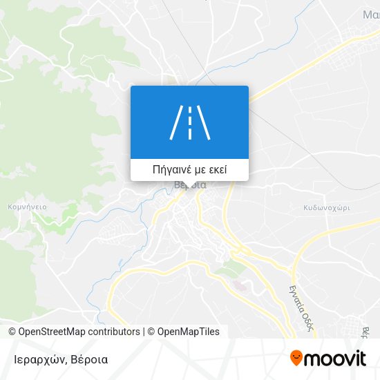 Ιεραρχών χάρτης