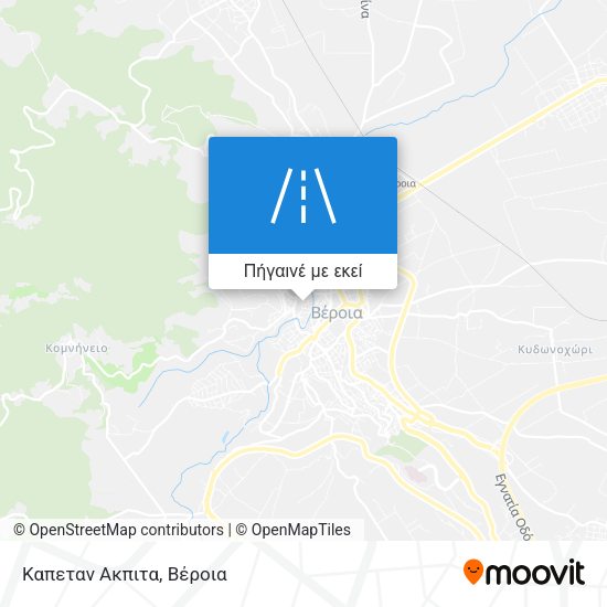 Καπεταν Ακπιτα χάρτης