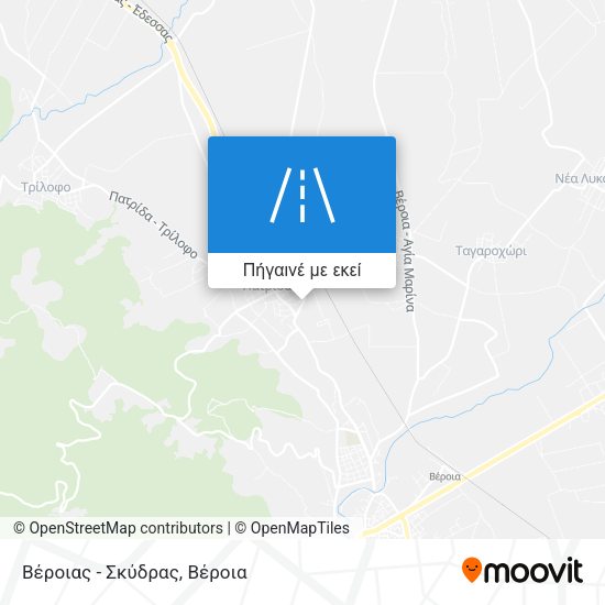 Βέροιας - Σκύδρας χάρτης