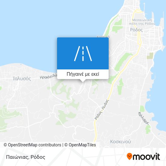 Παιώνιας χάρτης