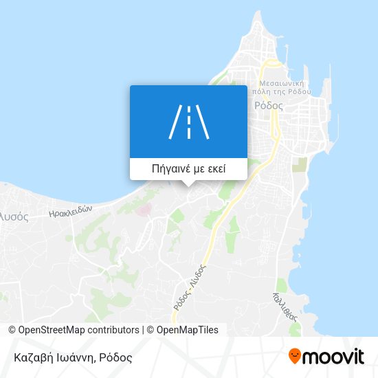 Καζαβή Ιωάννη χάρτης
