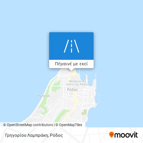 Γρηγορίου Λαμπράκη χάρτης