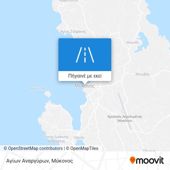Αγίων Αναργύρων χάρτης