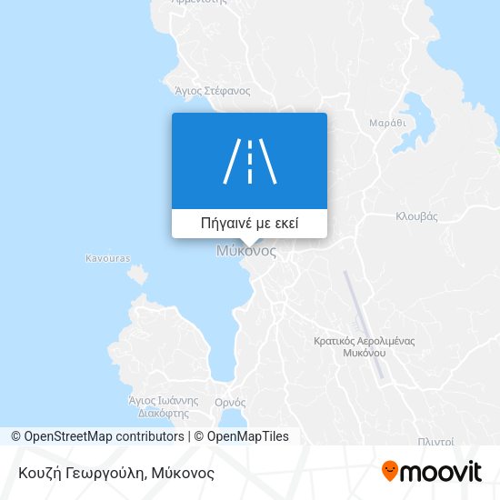 Κουζή Γεωργούλη χάρτης
