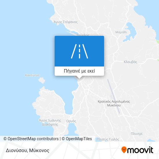 Διονύσου χάρτης