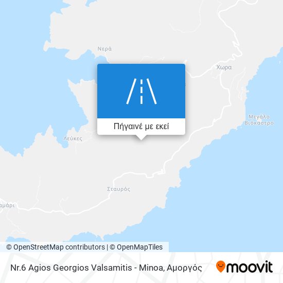 Nr.6 Agios Georgios Valsamitis - Minoa χάρτης