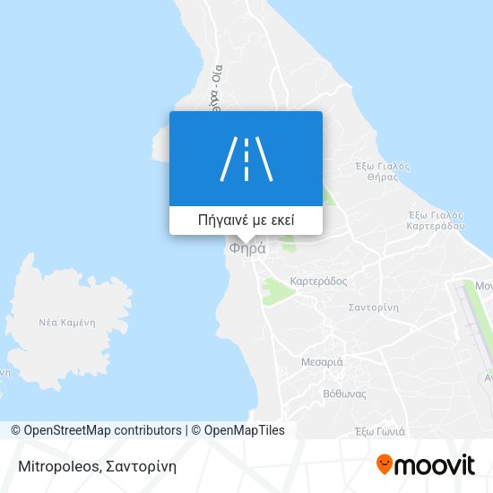 Mitropoleos χάρτης