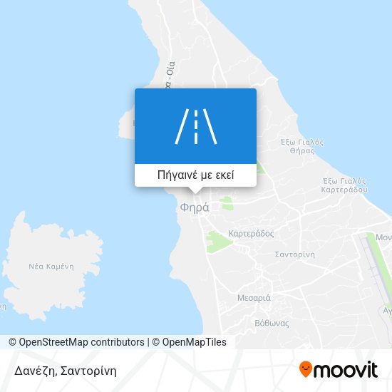 Δανέζη χάρτης