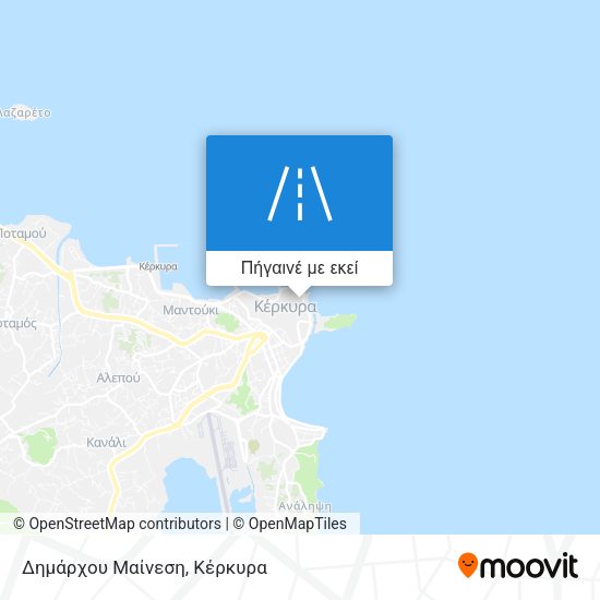 Δημάρχου Μαίνεση χάρτης