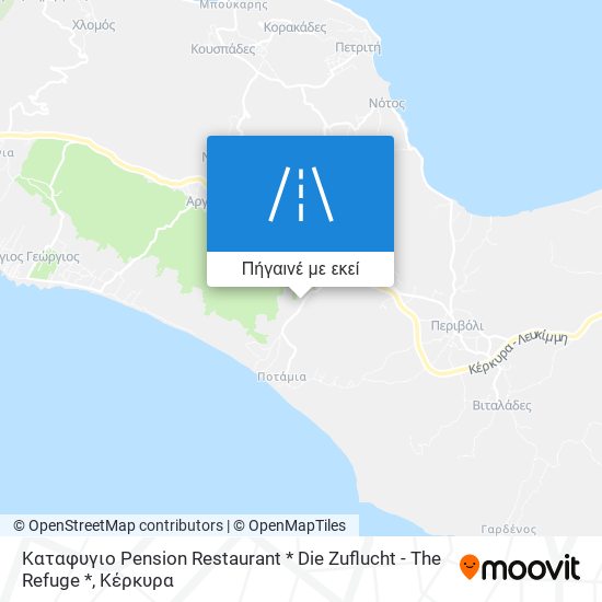 Καταφυγιο Pension Restaurant * Die Zuflucht - The Refuge * χάρτης