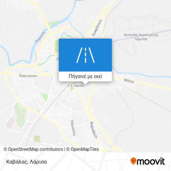 Καβάλας χάρτης