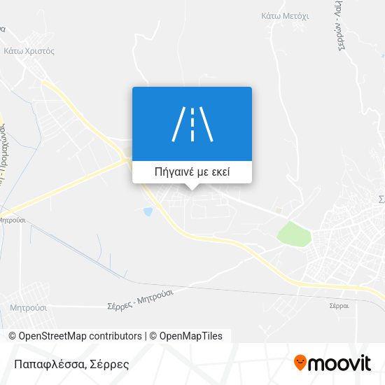 Παπαφλέσσα χάρτης