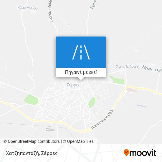 Χατζηπανταζή χάρτης