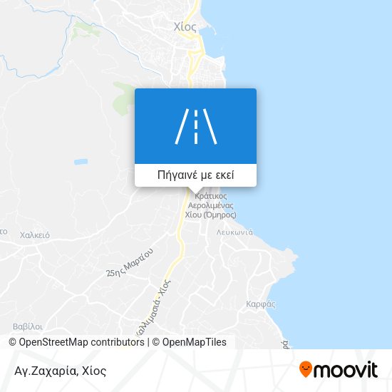 Αγ.Ζαχαρία χάρτης