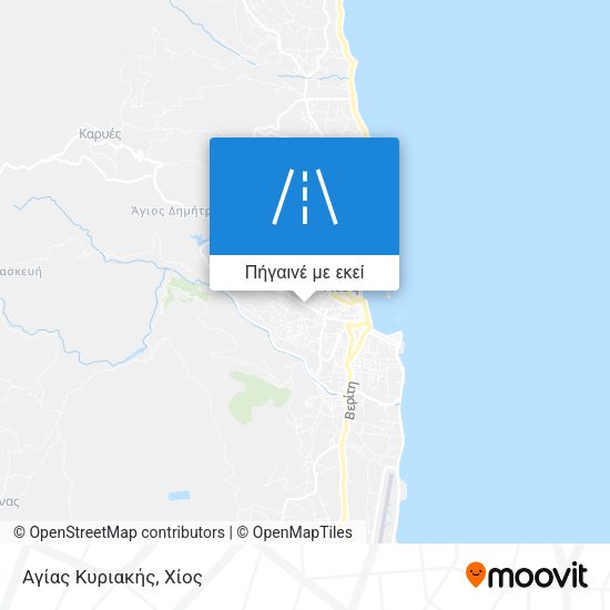 Αγίας Κυριακής χάρτης