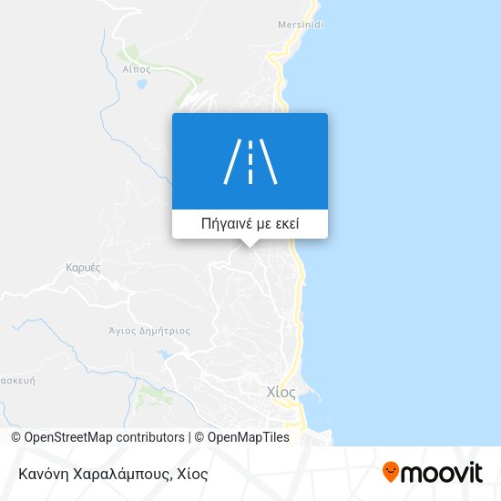 Κανόνη Χαραλάμπους χάρτης