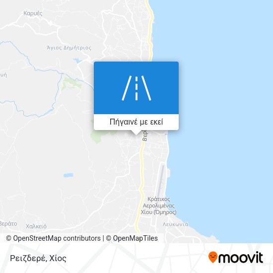 Ρειζδερέ χάρτης
