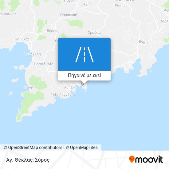 Αγ. Θέκλας χάρτης