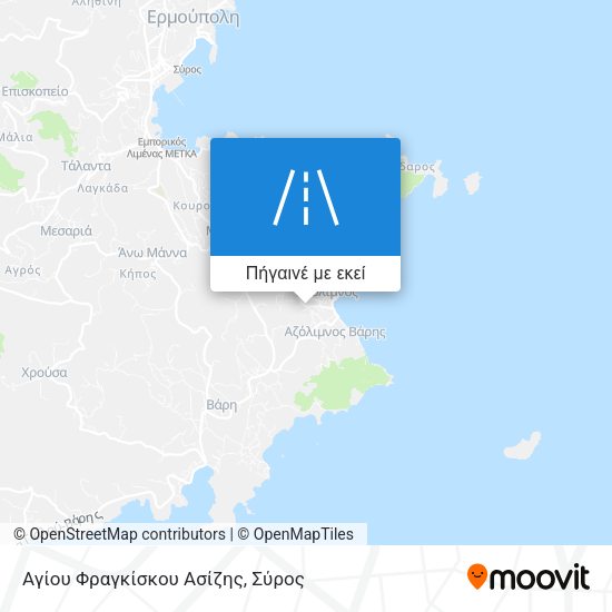 Αγίου Φραγκίσκου Ασίζης χάρτης