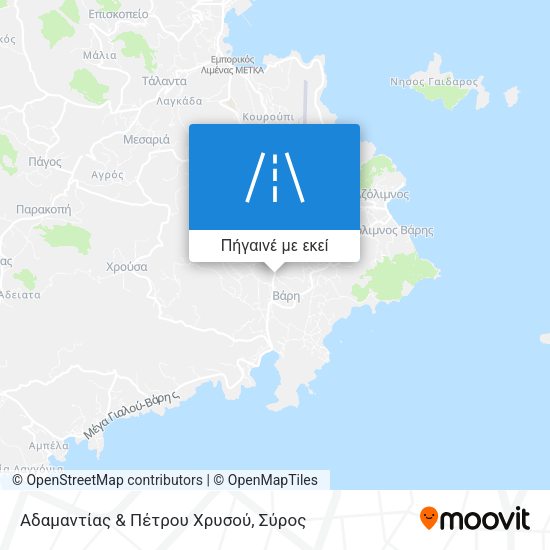 Αδαμαντίας & Πέτρου Χρυσού χάρτης
