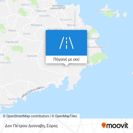 Δον Πέτρου Δούναβη χάρτης