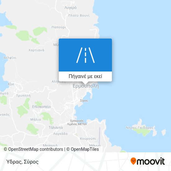 Ύδρας χάρτης