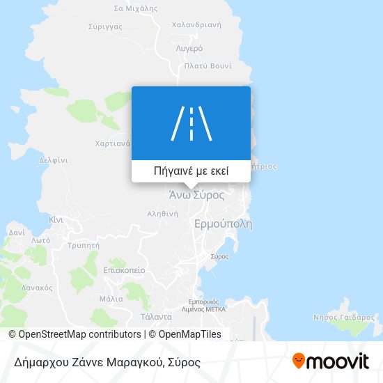 Δήμαρχου Ζάννε Μαραγκού χάρτης