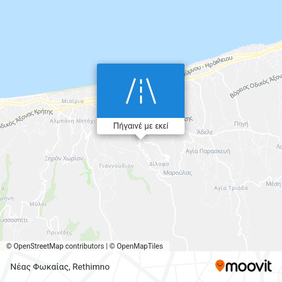 Νέας Φωκαίας χάρτης