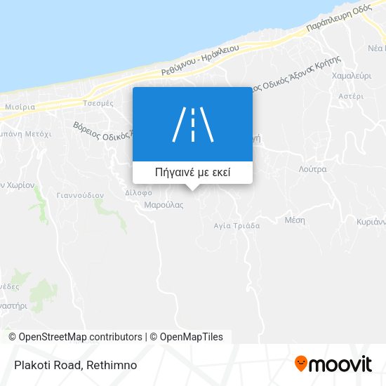 Plakoti Road χάρτης