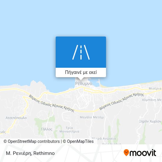 Μ. Ρενιέρη χάρτης