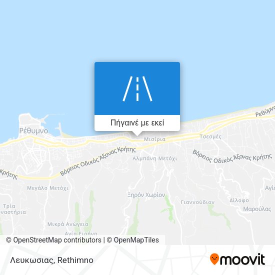 Λευκωσιας χάρτης