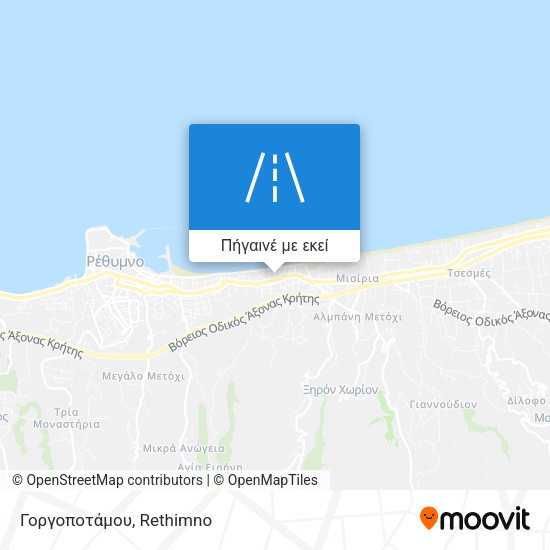 Γοργοποτάμου χάρτης