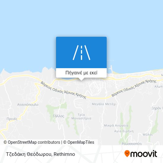 Τζεδάκη Θεόδωρου χάρτης