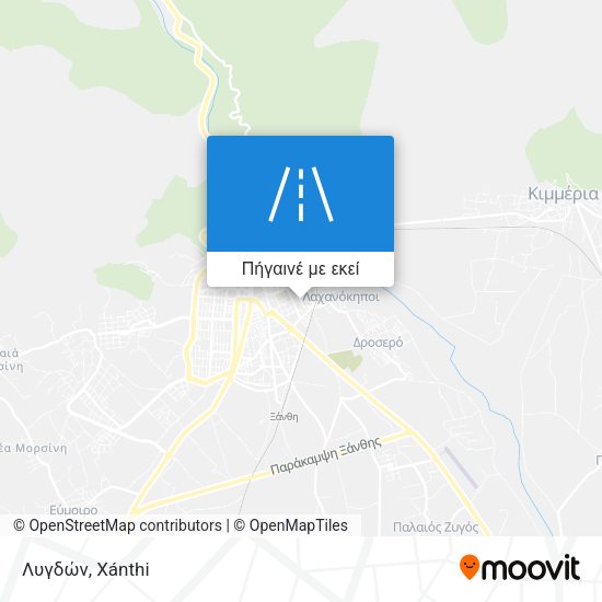 Λυγδών χάρτης