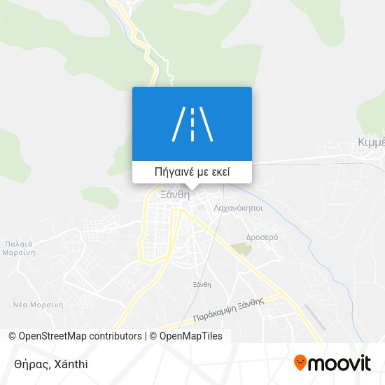 Θήρας χάρτης