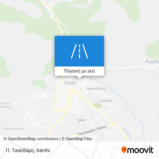 Π. Τσαλδάρη χάρτης