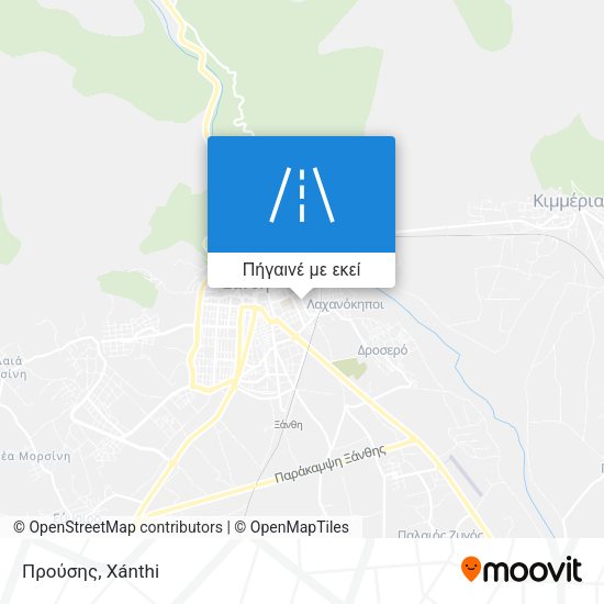 Προύσης χάρτης