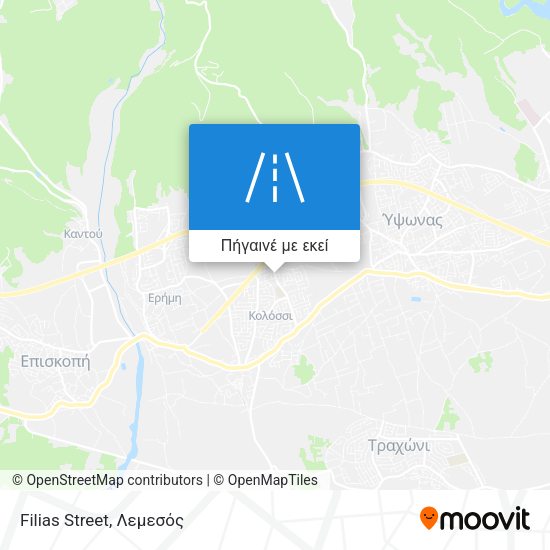 Filias Street χάρτης